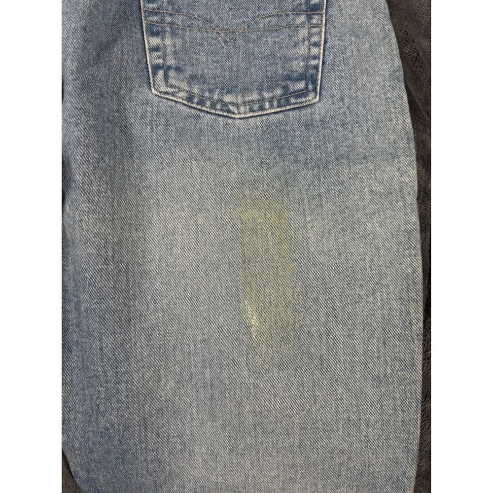 Anchor Blue Mens Light Wash Straight‎ Leg Denim Jeans 41704 Size 9/10 L 30x32